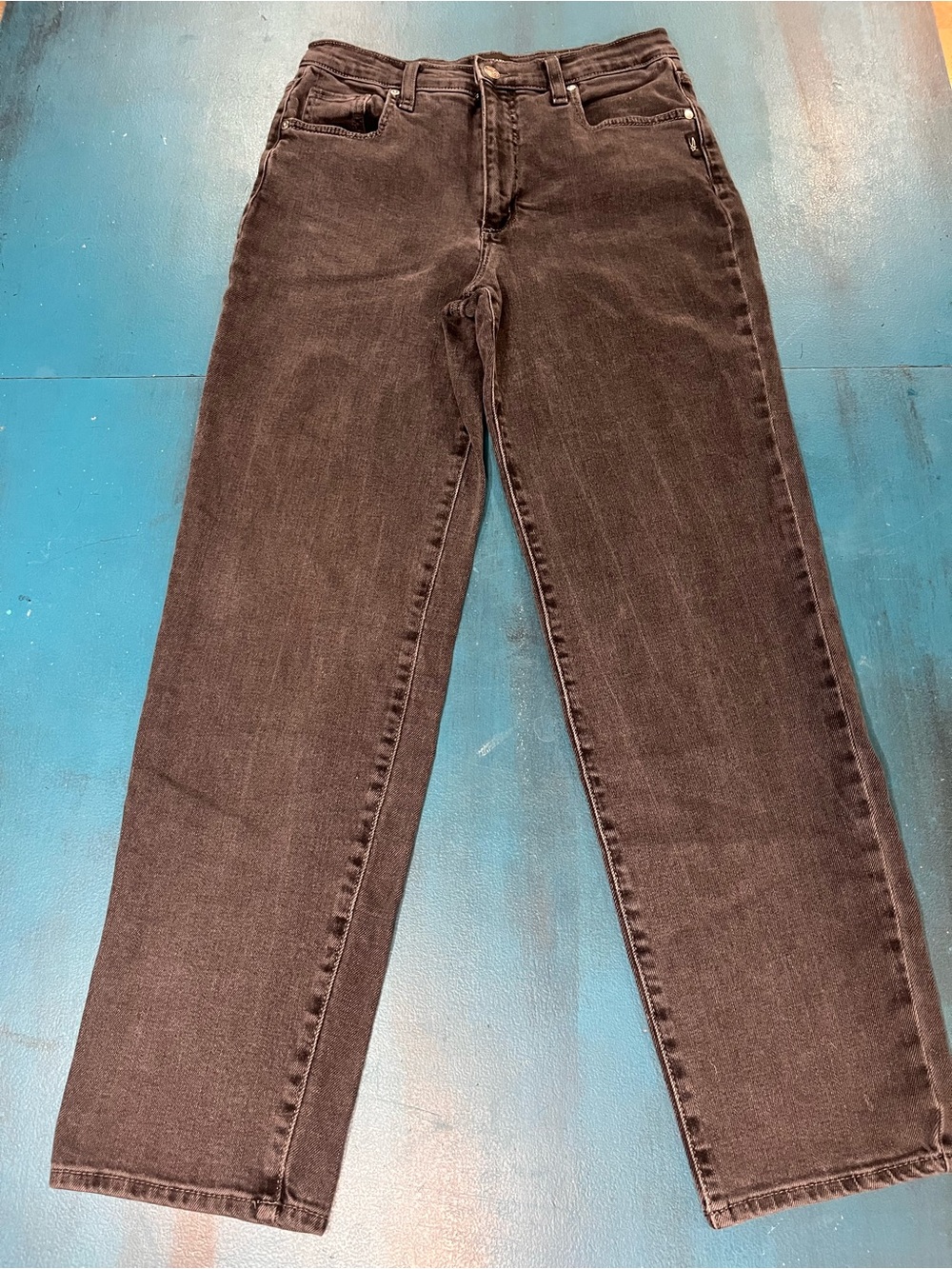 Silver Jeans Straight Leg Jeans - Washed Black